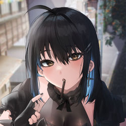 This is a pixiv picture whose title is Pocky.