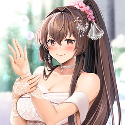 This is a pixiv picture whose title is ウェディング大和.