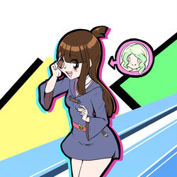 This is a pixiv picture whose title is Little Witch Academia Bodysuit.
