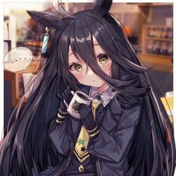 This is a pixiv picture whose title is マンハッタンカフェ.