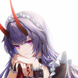 This is a pixiv picture whose title is Raiden Maid.