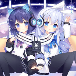 This is a pixiv picture whose title is フユとチノ.