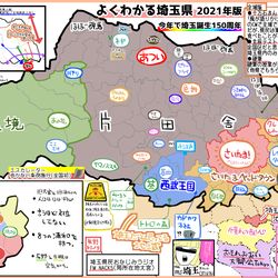 This is a pixiv picture whose title is よくわかる埼玉県2021年版.