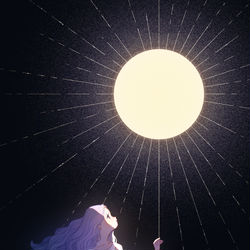 This is a pixiv picture whose title is 月におやすみなさい.