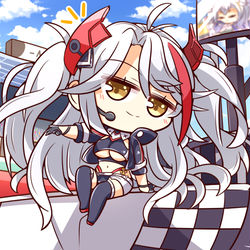 This is a pixiv picture whose title is Viel Glück🏁.