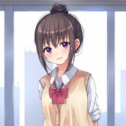 This is a pixiv picture whose title is 「あ、あのさ、一緒に帰らない？」.