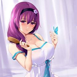 This is a pixiv picture whose title is "Commission" Viola.