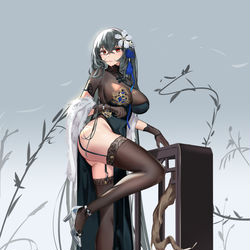 This is a pixiv picture whose title is 瑰丽的执勤人.