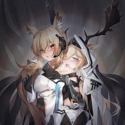 This is a pixiv picture whose title is 烛骑士x耀骑士.