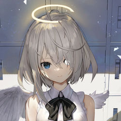 This is a pixiv picture whose title is 天使ちゃん.