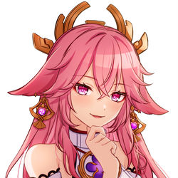 This is a pixiv picture whose title is 八重神子.