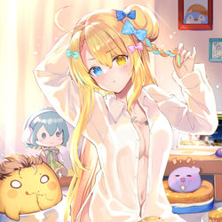 This is a pixiv picture whose title is お誕生日のたわわ.