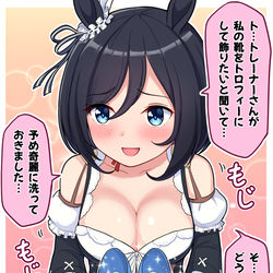 This is a pixiv picture whose title is レジェンドレースの後、余計なことをしてくれるフラッシュさん.