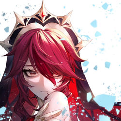 This is a pixiv picture whose title is 原神　ロサリア.