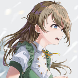 This is a pixiv picture whose title is なんで.