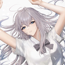 This is a pixiv picture whose title is OC.