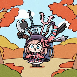 This is a pixiv picture whose title is 狩猟の季節.