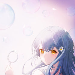 This is a pixiv picture whose title is bubble.