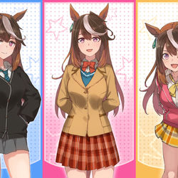 This is a pixiv picture whose title is ウマログ13.