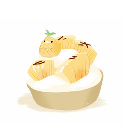 This is a pixiv picture whose title is パイナップルパフェ.