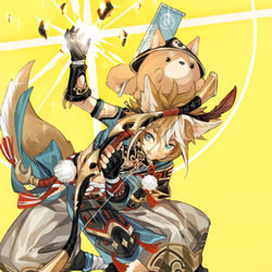 This is a pixiv picture whose title is 常勝の立ち耳将軍.