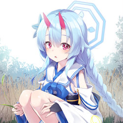 This is a pixiv picture whose title is 道草.