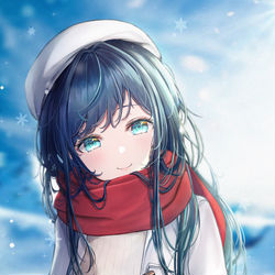 This is a pixiv picture whose title is 冬.