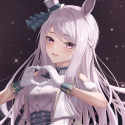 This is a pixiv picture whose title is Mejiro McQueen.