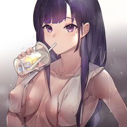 This is a pixiv picture whose title is 雷电将军.