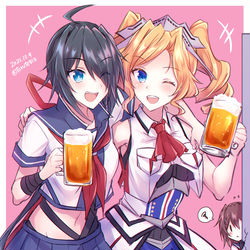 This is a pixiv picture whose title is 【艦これまとめ16】姉妹百合BOX⑧＋お知らせ.