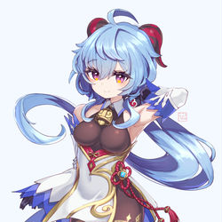This is a pixiv picture whose title is 甘雨chan.