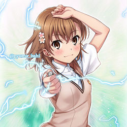 This is a pixiv picture whose title is 美琴ちゃん.