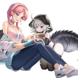 This is a pixiv picture whose title is Blue poison.