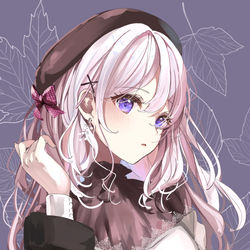 This is a pixiv picture whose title is 冬の彼女.