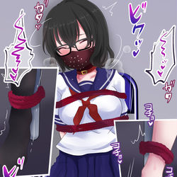 This is a pixiv picture whose title is 緊縛くすぐり.