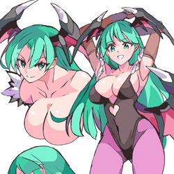 This is a pixiv picture whose title is モリガン.