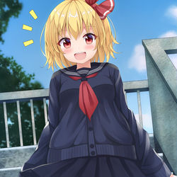 This is a pixiv picture whose title is これが制服なのかー.