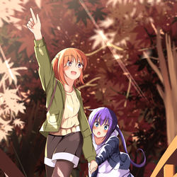 This is a pixiv picture whose title is 🍁.