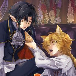 This is a pixiv picture whose title is 魈空詰.