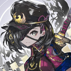 This is a pixiv picture whose title is 謎の蘭丸X.