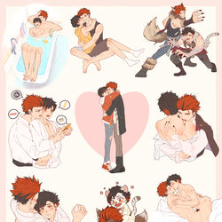 This is a pixiv picture whose title is 紅鉄log②.