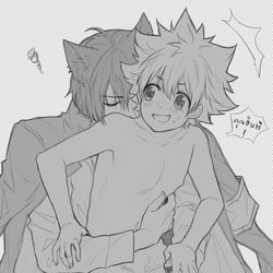 This is a pixiv picture whose title is ヒバツナ.