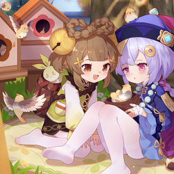 This is a pixiv picture whose title is あなたとこの家にいます，すずめを飼う.