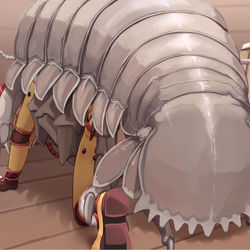 This is a pixiv picture whose title is グソクムシ拘束２.