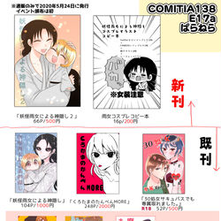 This is a pixiv picture whose title is 【お品書き】COMITIA138＋サンプル【E17a：ぱらねら】.