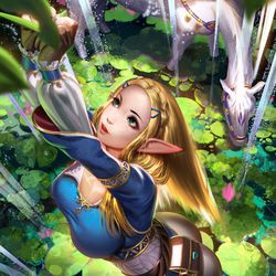 This is a pixiv picture whose title is Princess Zelda.