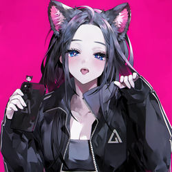 This is a pixiv picture whose title is OC.