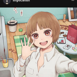 This is a pixiv picture whose title is 匂わせ系.