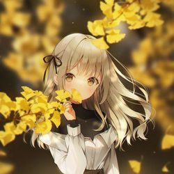 This is a pixiv picture whose title is 秋.