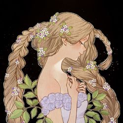 This is a pixiv picture whose title is 夢を編み込んで…。.